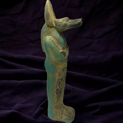 Exceptionally Handcrafted Anubis Statue - Egyptian God of the Dead