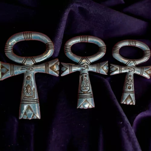 Set of Ancient Egyptian Key of Life Ankh Artifact - Symbol of Power