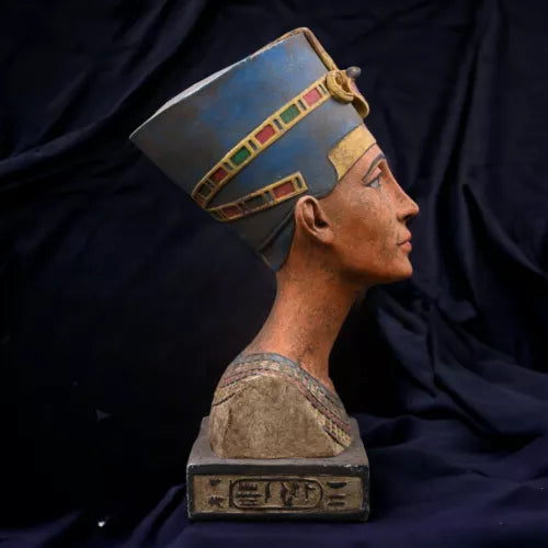 Authentic Queen Nefertiti Statue Replica - Ancient Egyptian Antiques