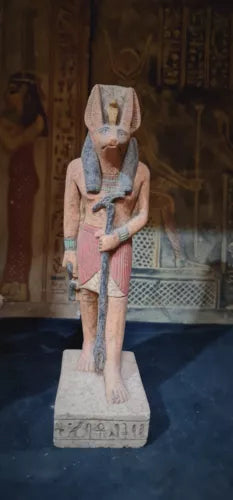 Anubis God Statue - Antique Stone Craftsmanship