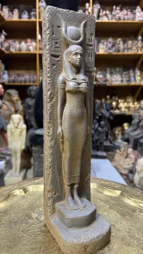 Ancient Egyptian Hathor Statue - Rare Pharaonic Antiquity