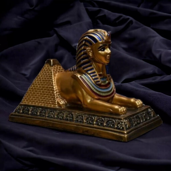 Ancient Egyptian Sphinx and Pyramid – Authentic Pharaonic Antiquity