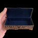 Handmade Egyptian copper alloy jewelry box featuring King Tutankhamun, Queen Cleopatra, and Queen Nefertiti designs