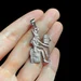 Handmade Silver Horus Pendant – Elegant Egyptian God Charm Necklace
