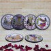 Handmade Egyptian Coasters - Set of 6 with Ancient Gods and Goddesses