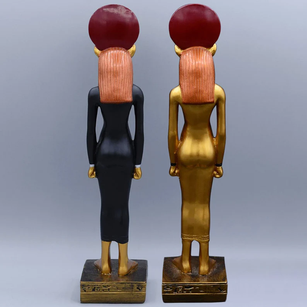 Handcrafted Egyptian Goddess Sekhmet Statue - Ancient Egyptian Art