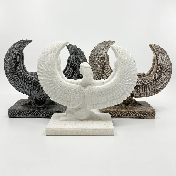 Handmade Winged Isis Statue - Goddess of Magic and Protection