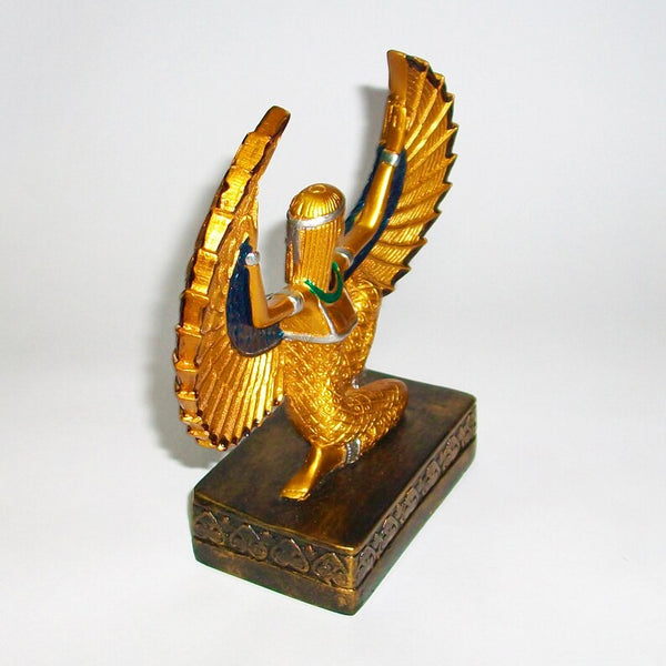 Handmade Winged Isis Statue for Healing and Protection