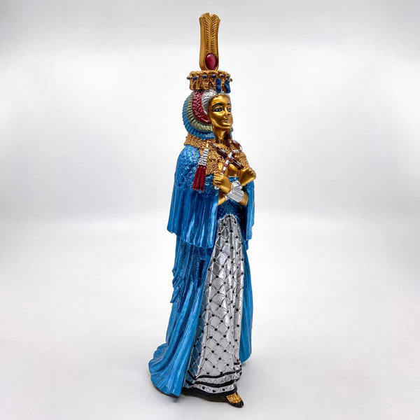 Sacred Queen Cleopatra Statue - Handmade in Egypt for Divine Elegance