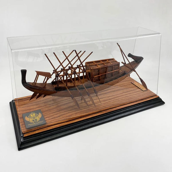 Sacred Solar Ship of Khufu – Authentic Handmade Egyptian Pharaoh Boat