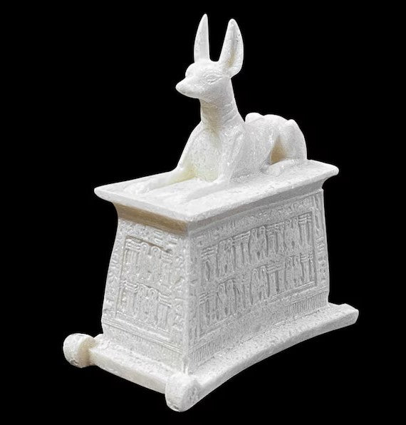 RARE Handmade Anubis Statue – Ancient Egyptian God of the Afterlife