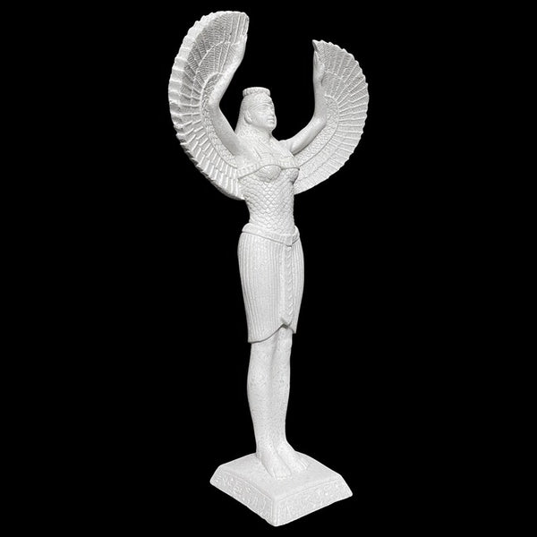 The White Isis Statue – Sacred Egyptian Healing and Magic Altar Piece