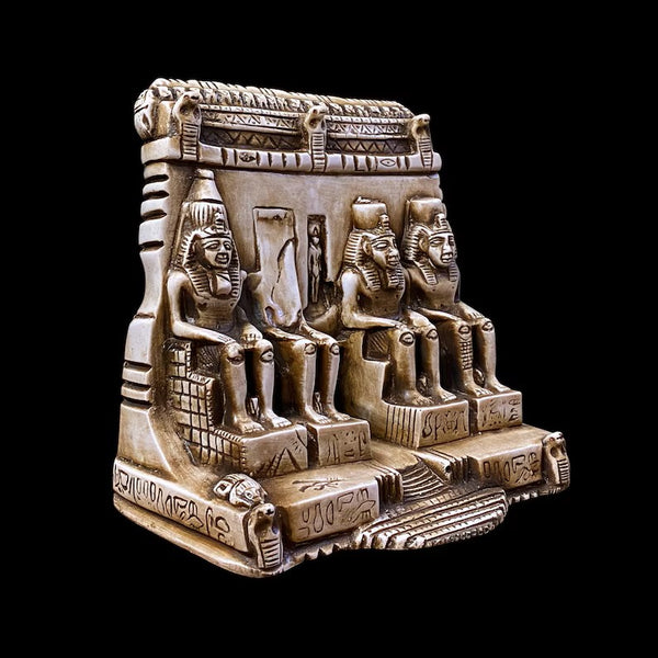 Handmade Abu Simbel Temple Model - Authentic Luxor Temple Replica