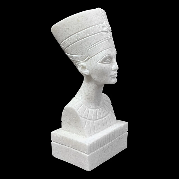 Handcrafted Queen Nefertiti Bust - Authentic Egyptian Artifact