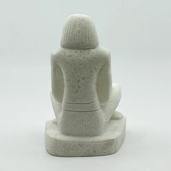 Handmade Egyptian Statue – Meditating High Priest in Lotus Pose