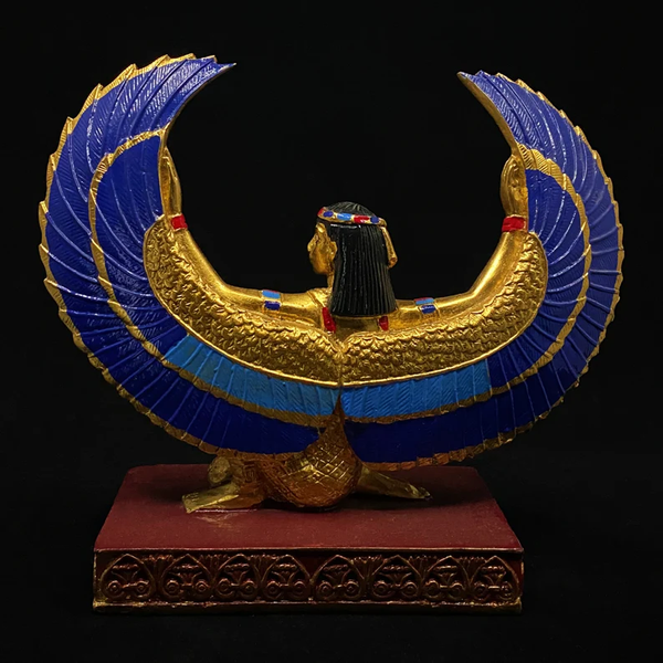 Golden Isis Statue – Handmade for Spiritual Healing and Magic