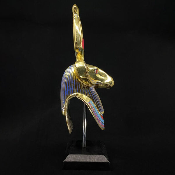 Rare Khnum Fertility God Bust - Egyptian Fertility God Statue