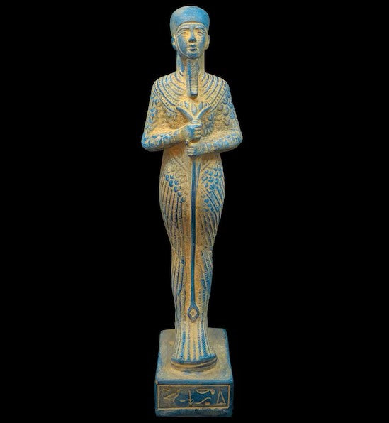 RARE ANCIENT EGYPTIAN STATUE of GOD PTAH - Handmade Sacred Artifact