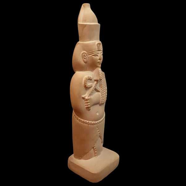 Ancient Egyptian Ushabti Statue - Handcarved Sandstone Servant Figurine