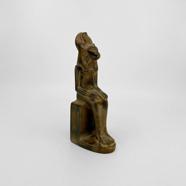 Handcrafted Egyptian Statue of Lioness Goddess Sekhmet