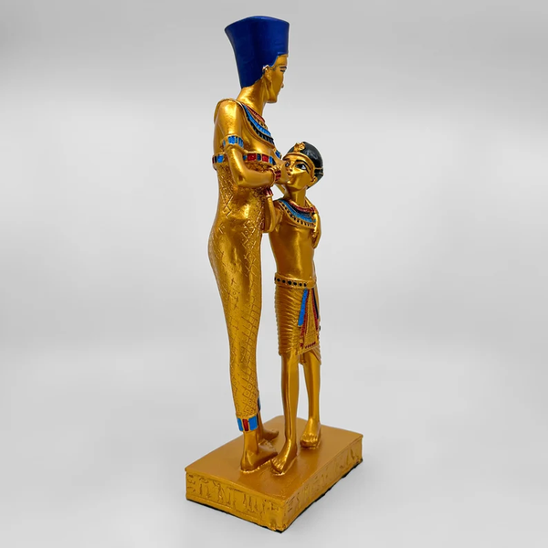 Egyptian Isis Breastfeeding Horus Statue – Symbol of Maternal Love