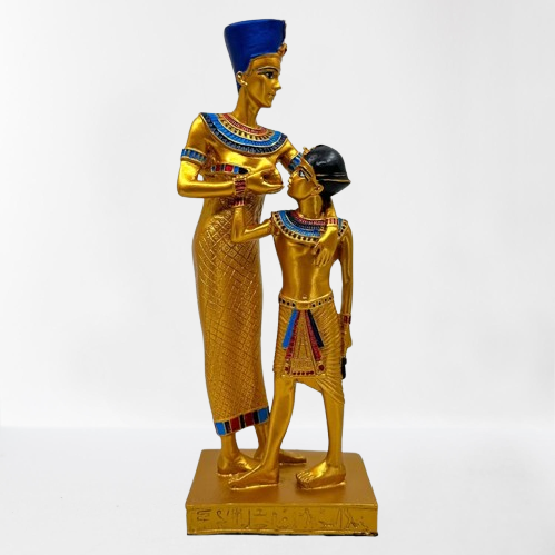 Egyptian Isis Breastfeeding Horus Statue – Symbol of Maternal Love
