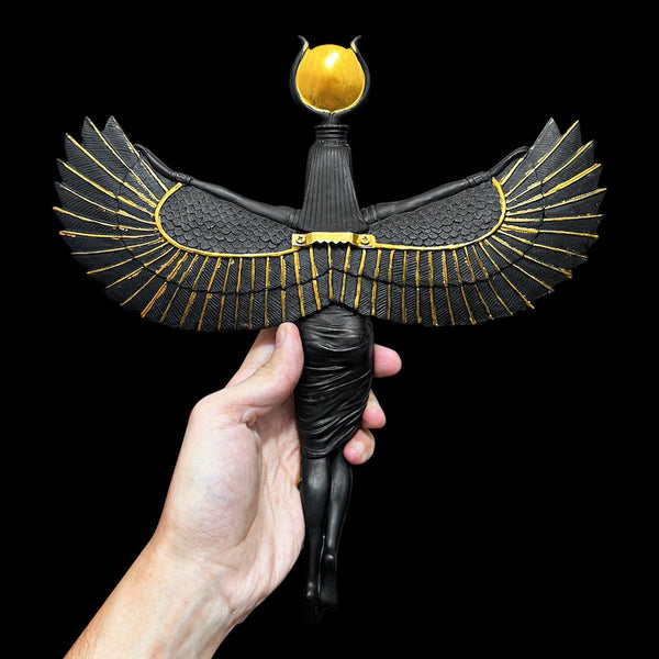 Rare Winged Isis Statue – Egyptian Goddess of Magic and Protection