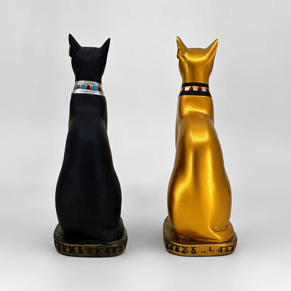 Sacred Bastet Cat Statue – Authentic Egyptian Goddess Sculpture