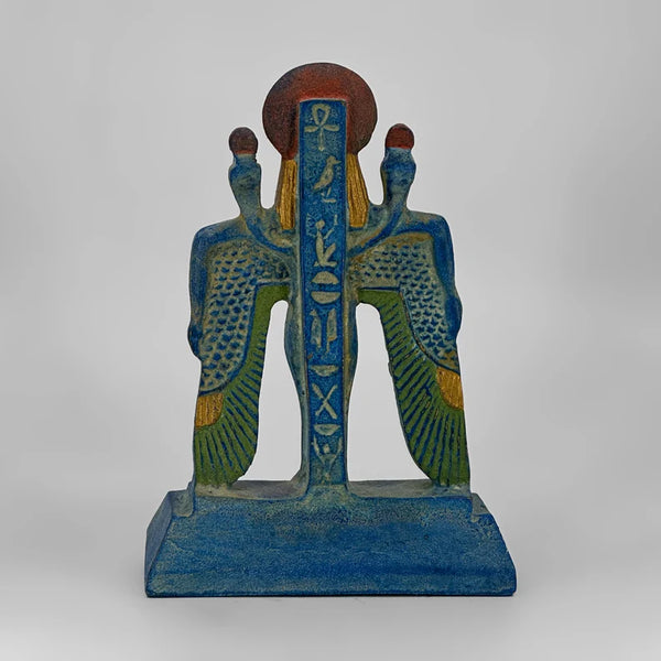 Fierce Sekhmet Warrior Goddess Figurine - Lioness Deity Stone Statue