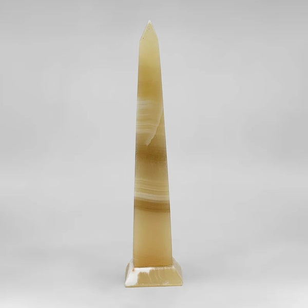 Handcarved Egyptian Obelisk – Sacred Energy Charged Monument for Healing