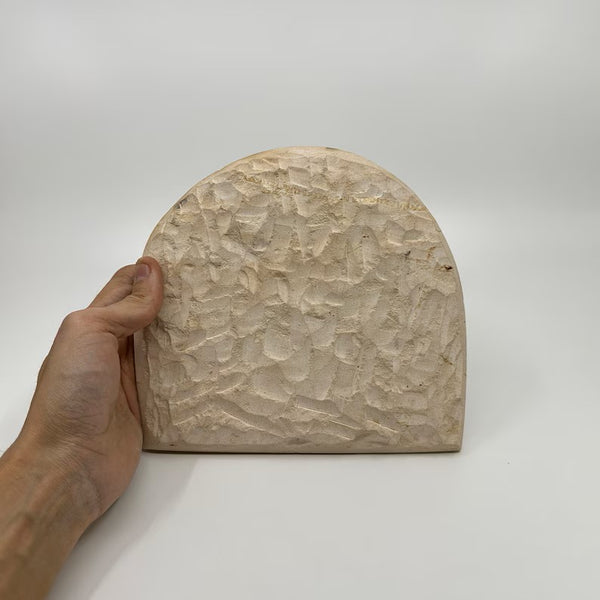 Egyptian Goddess Ma'at Stone Stele - Handmade Truth and Justice Tablet