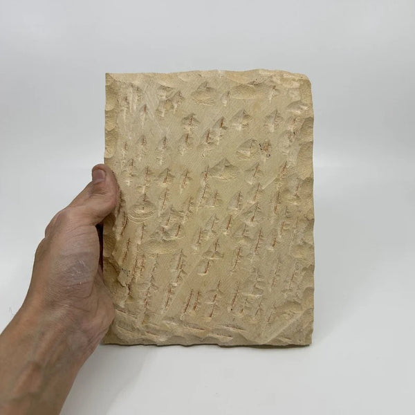 Handcrafted Egyptian Stele of God Ptah – Authentic Stone Tablet