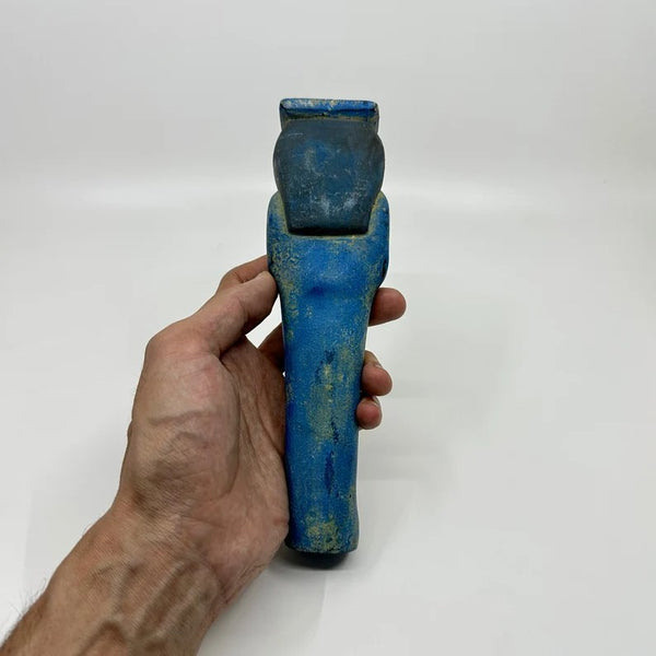 Handmade Hathor Ushabti Statue - Egyptian Goddess Figurine for Love