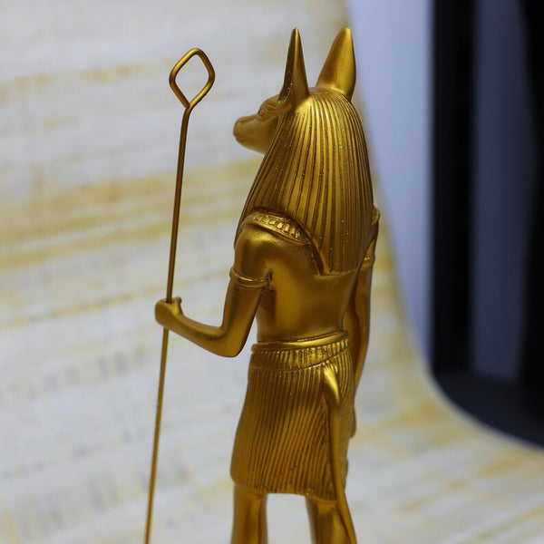 Rare Anubis Statue - Egyptian God of Protection and Mummification