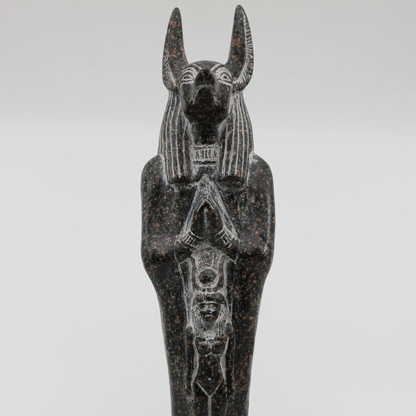 Authentic Black Anubis Statue - Handcrafted Egyptian God of Protection