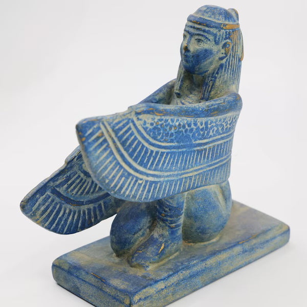 Authentic Isis Statue – Handmade Winged Egyptian Goddess Sculpture