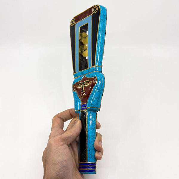 Egyptian Sistrum of Hathor – Handmade Ritual Rattle for Ceremonies