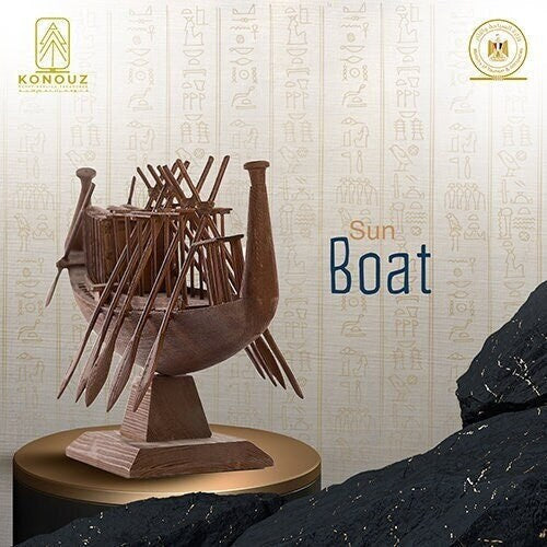 Medium Solar Boat Of King Khufu, Handcrafted