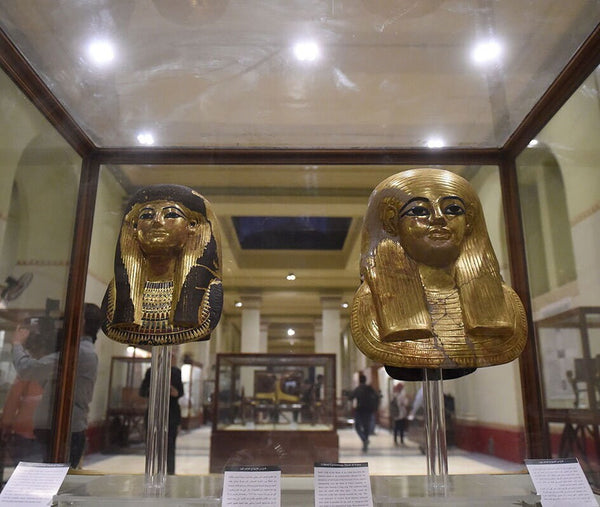 Limited Edition Funerary Masks Of Yuya and Thuya (Museum Version)