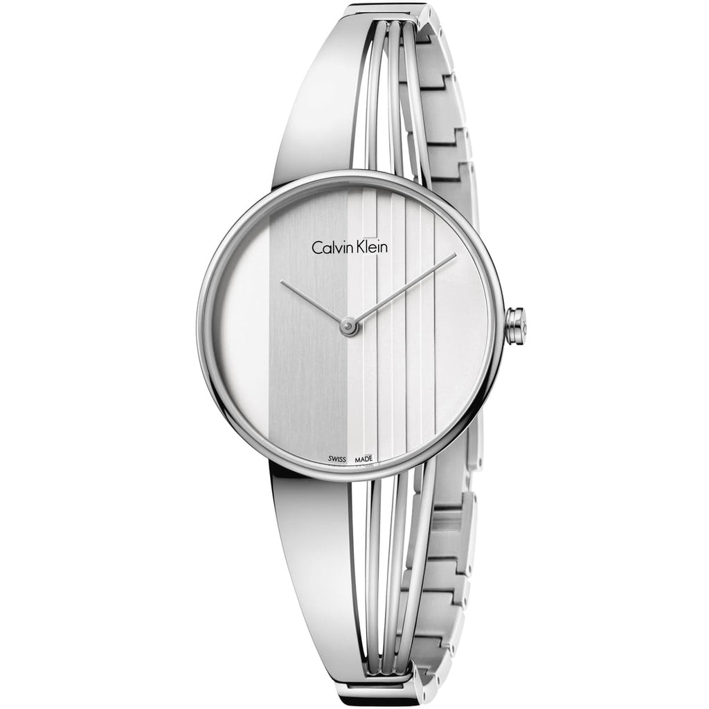 Calvin Klein Drift Women's Watch K6S2N116 - Silver Dial and Metal Band