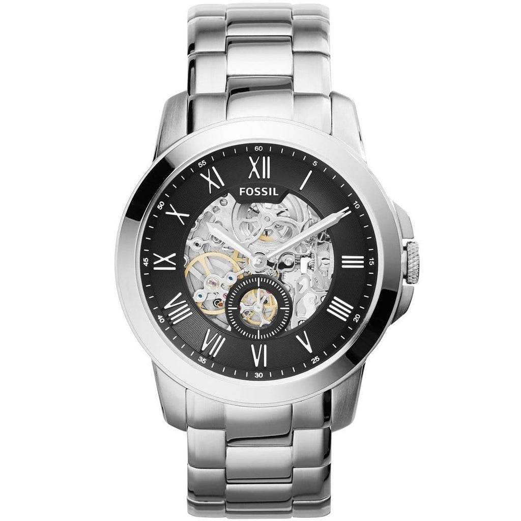 Fossil Grant Multi-Function ME3055 Men's Watch - Silver Metal Strap