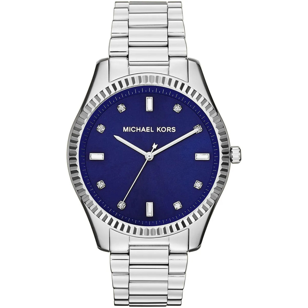 Michael Kors Felicity MK3225: Nautical Blue Watch with Silver Accents