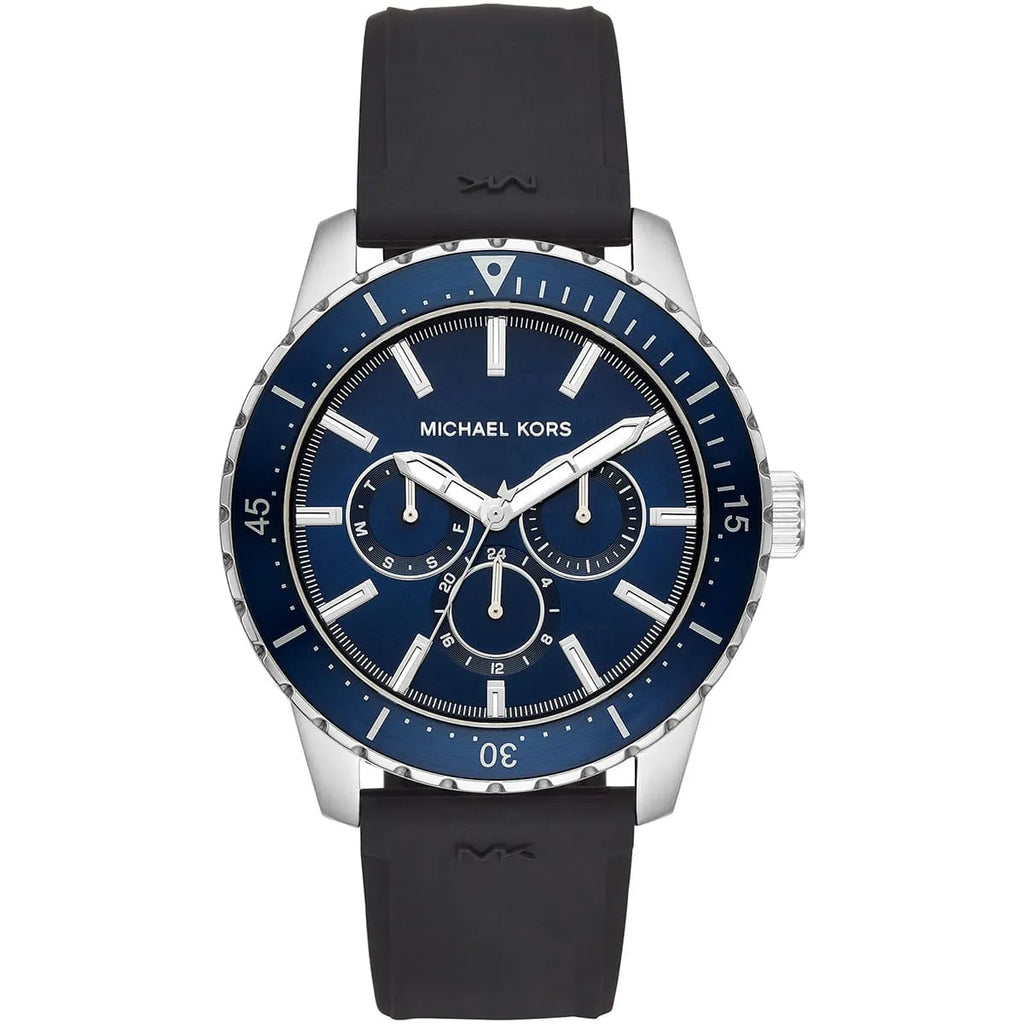 Michael Kors Cunningham Watch MK7160 - Blue Dial and Silicone Strap