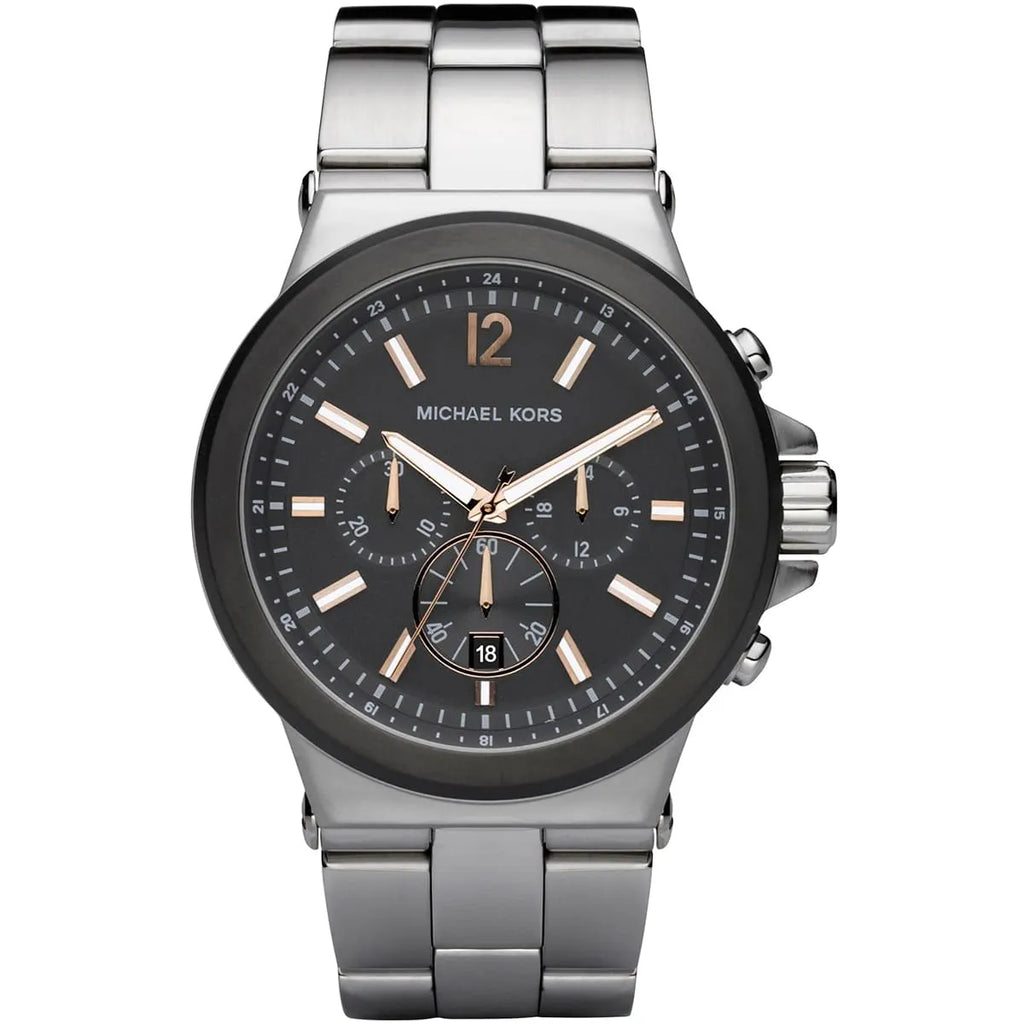 Michael Kors Men's Dylan Chronograph MK8151 | Silver Metal Bracelet