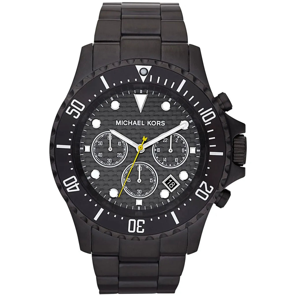 Michael Kors Men's Everest Watch MK8257 | All-Black Stainless Steel