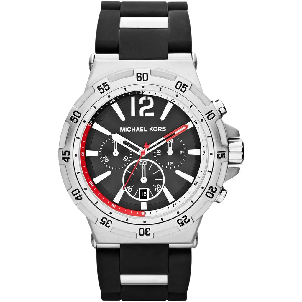 Michael Kors Melbourne Watch MK8298 - Black Dial and Black Hybrid Band