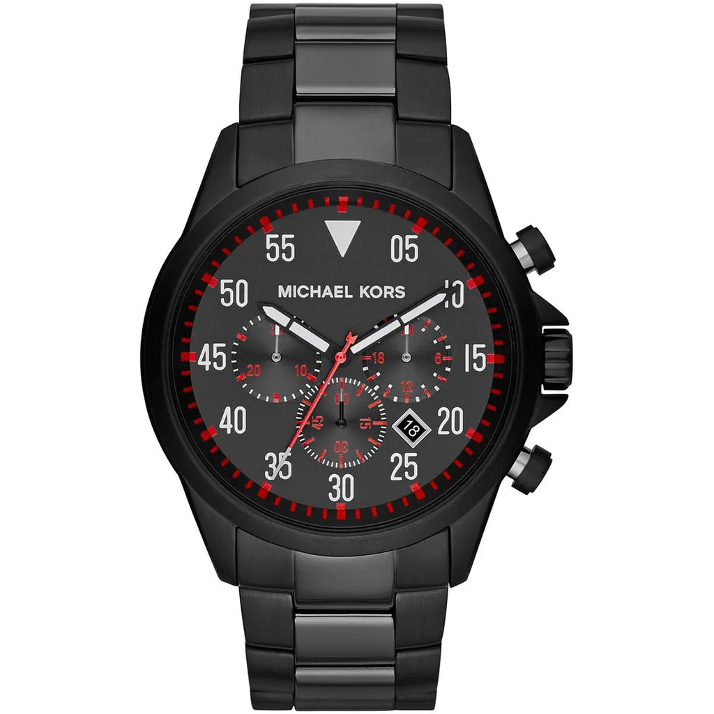 Michael Kors Men's Gage MK8332 Chronograph | All-Black Metal Watch
