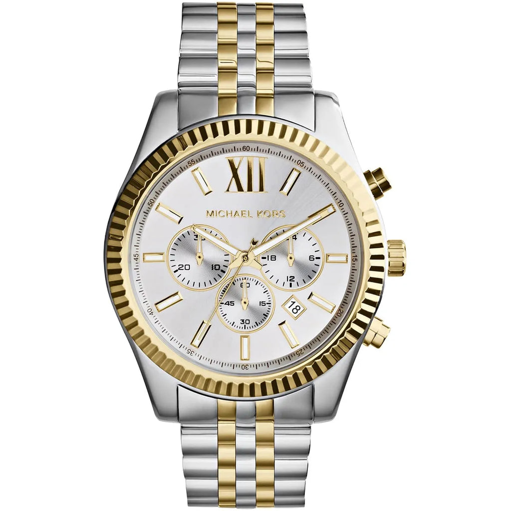 Michael Kors Lexington MK8344: Sophisticated Two-Tone Men's Watch