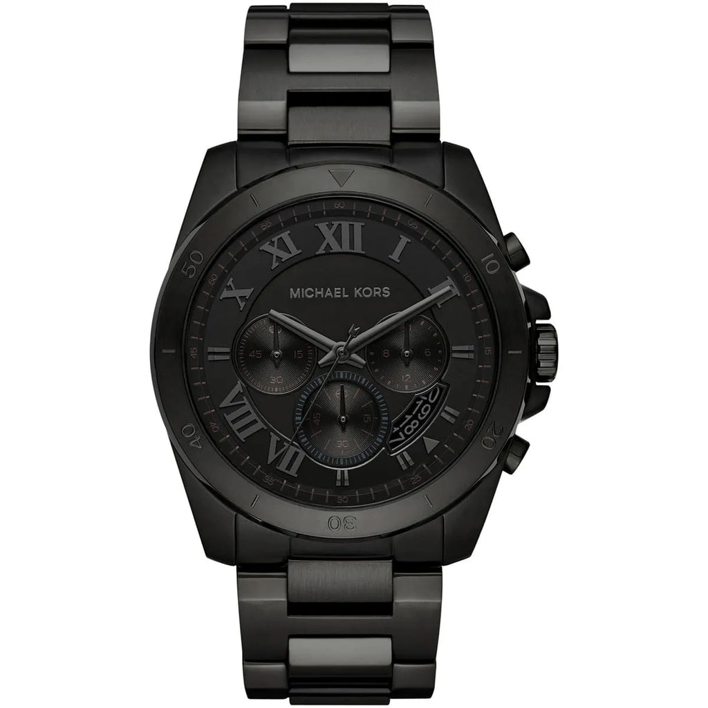 Michael Kors Men's Watch MK8482 - All-Black Brecken Chronograph