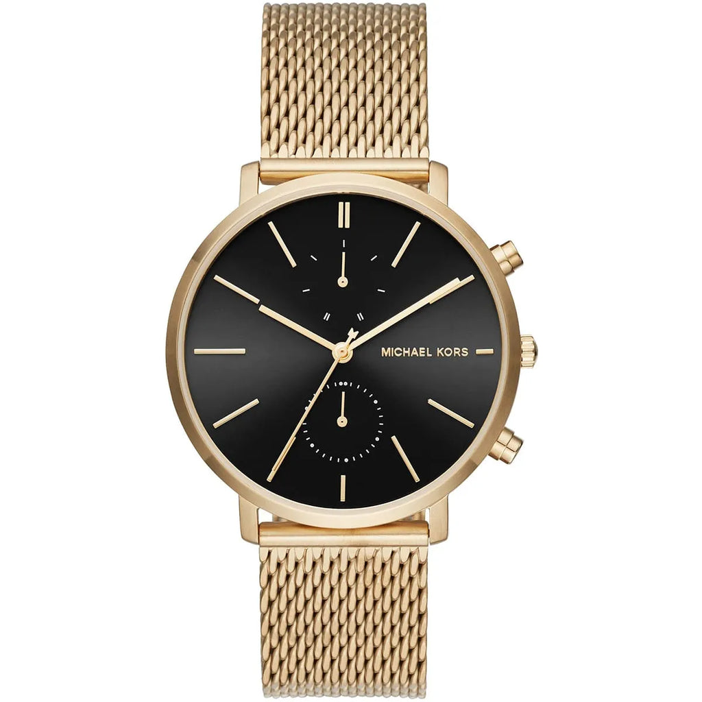 Michael Kors Jaryn Gold Milanese Mesh Watch for Men | MK8503